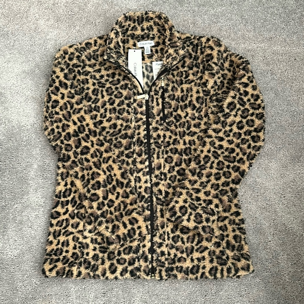 Calvin Klein zip up fleece jacket